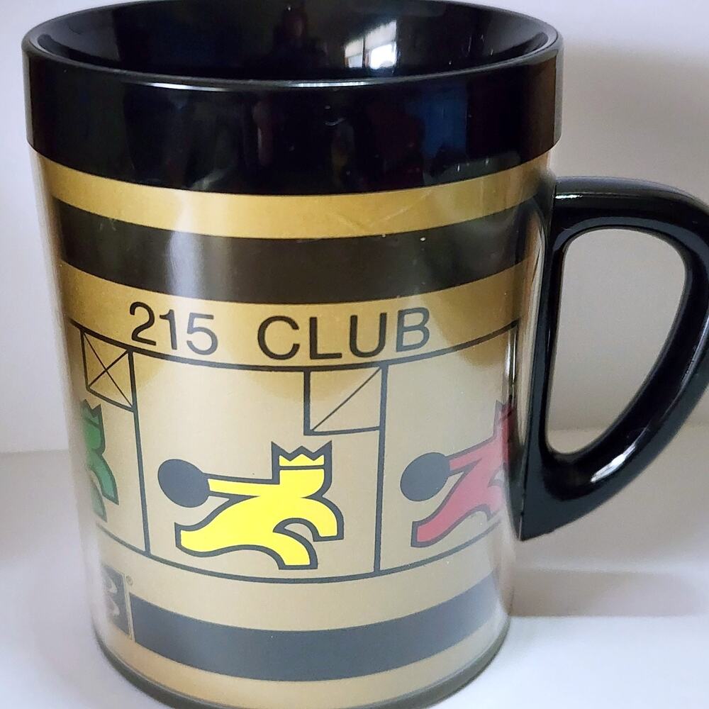Vintage Brunswick 215 Club Trophy Mug Thermo Serv 10oz Coffee Cup West Bend